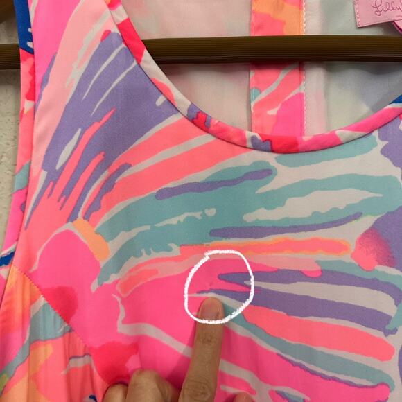 LILLY PULITZER Kassia Mini Dress Playa Hermosa Floral Fit & Flare - Picture 5 of 16